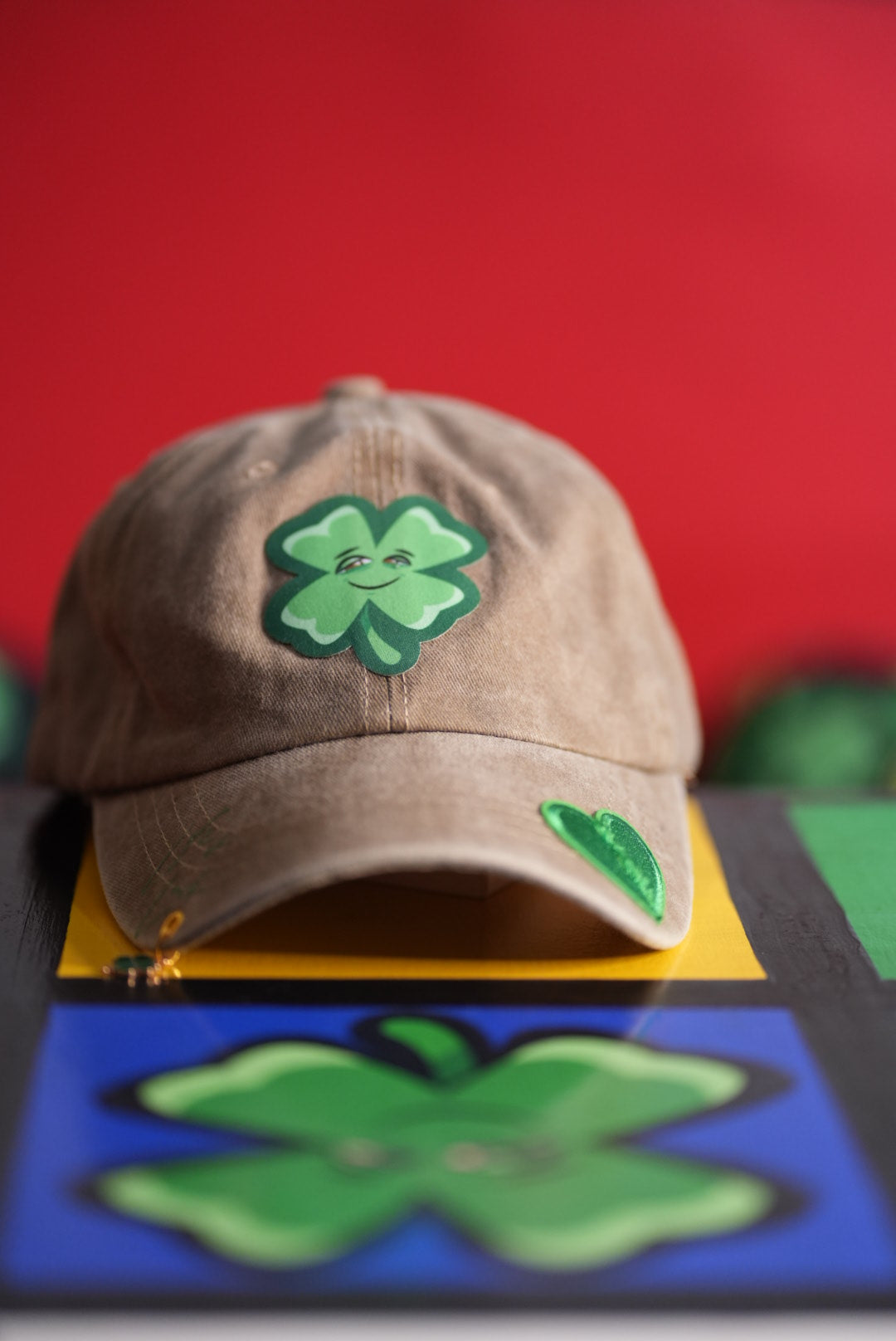 Life's Luckii Hat Broken Hearts and Buttons Collection