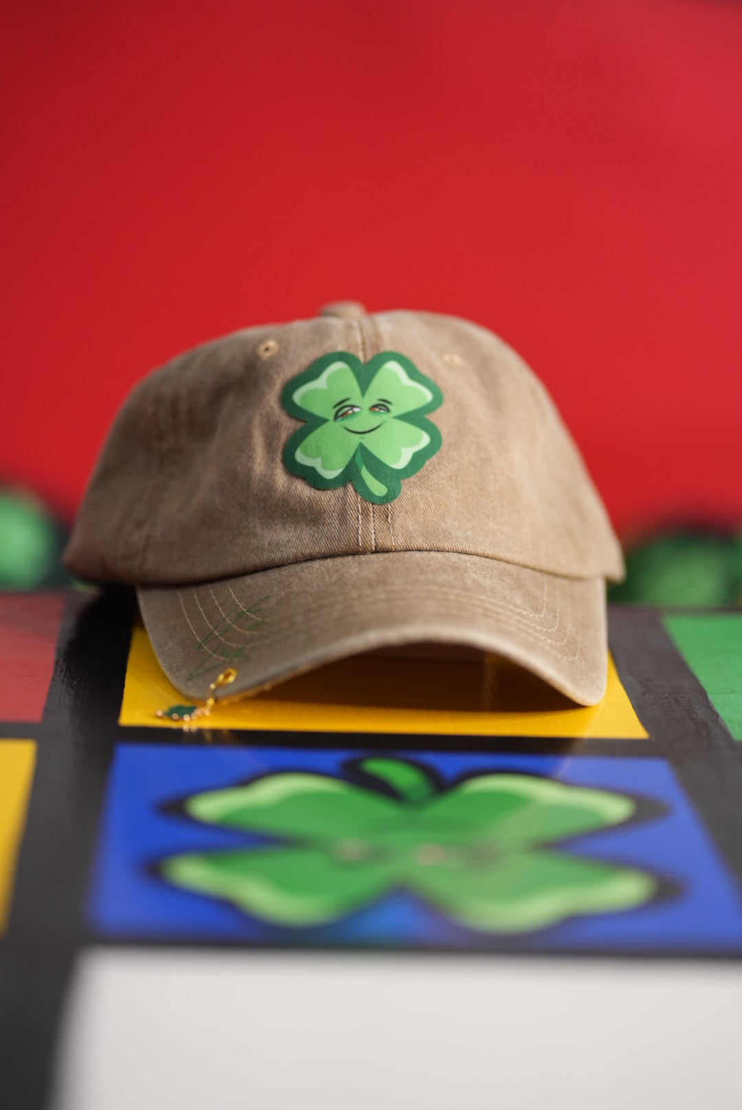 Life's Luckii Hat Broken Hearts and Buttons Collection