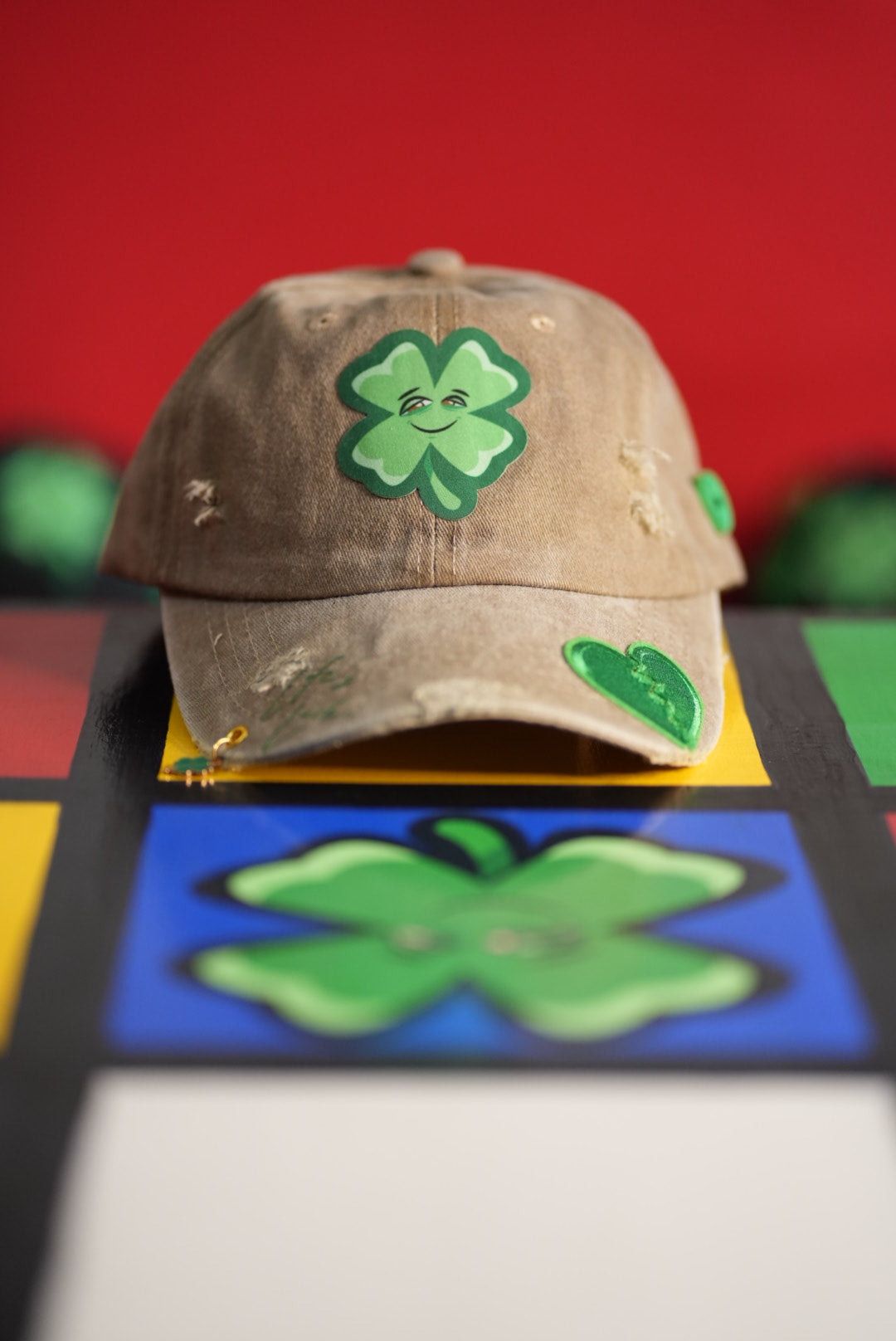 Life's Luckii hat Broken Hearts and Buttons Collection
