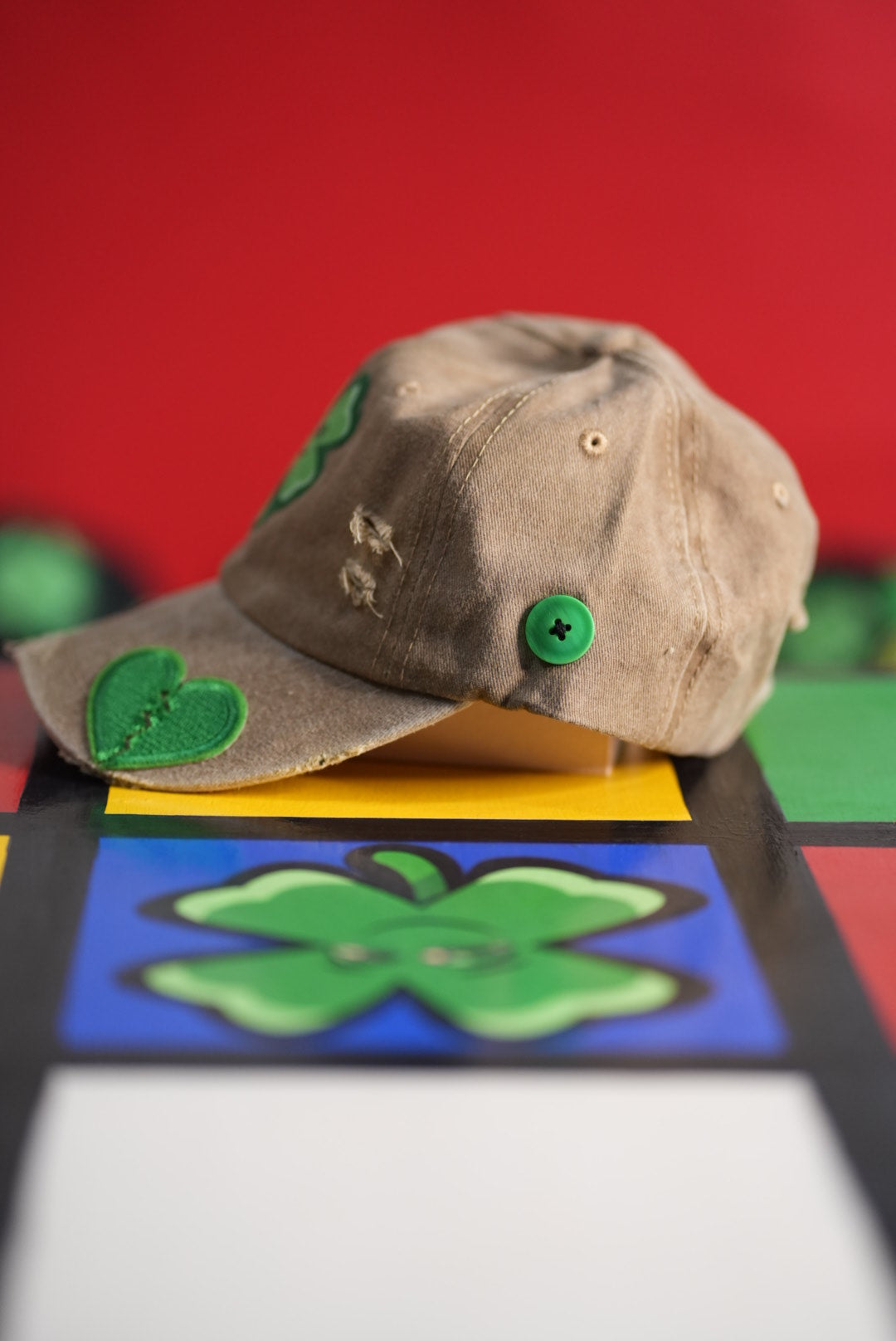 Life's Luckii hat Broken Hearts and Buttons Collection